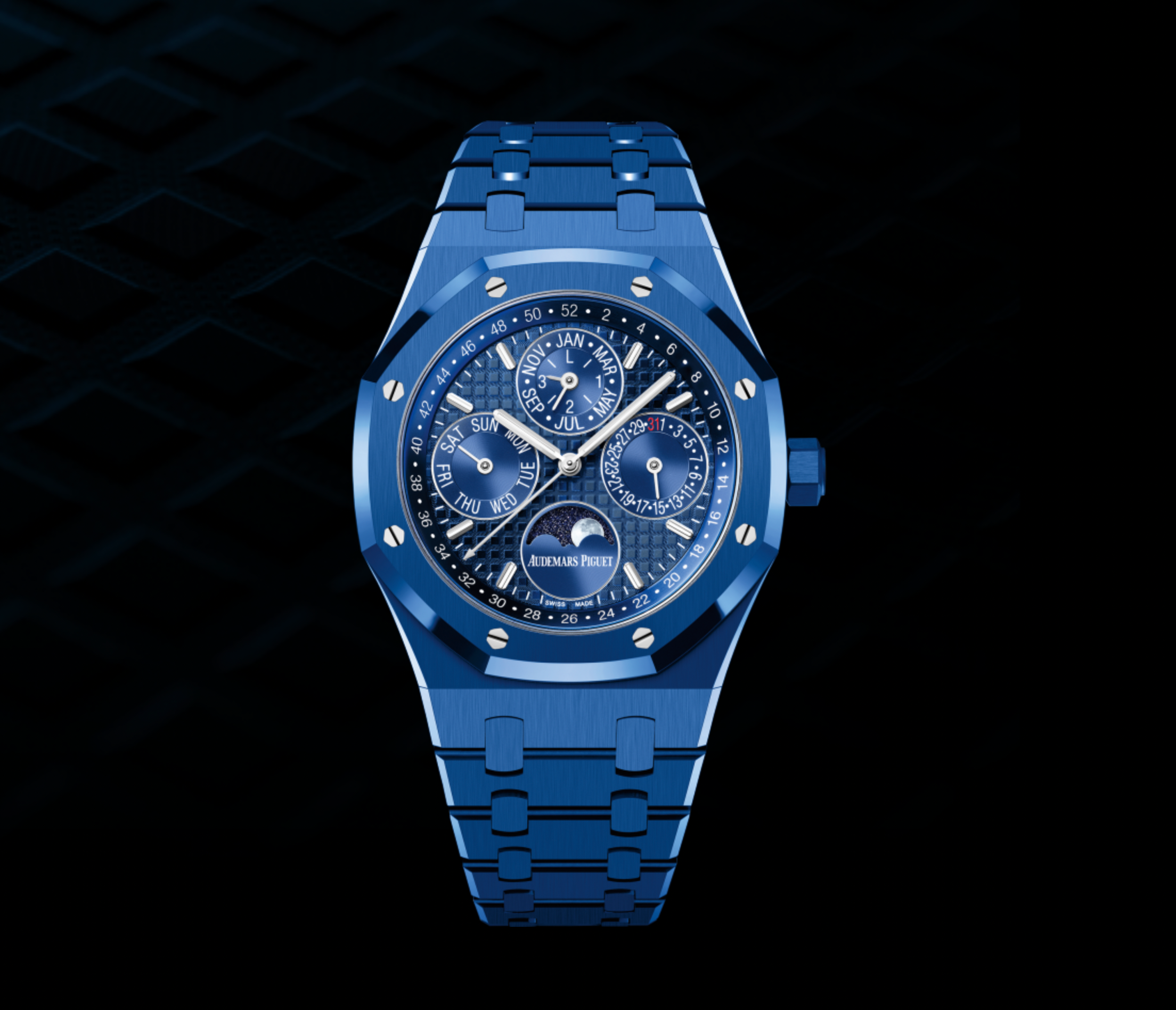 Audemars Piguet Royal Oak Perpetual Calendar iN Blue Ceramic