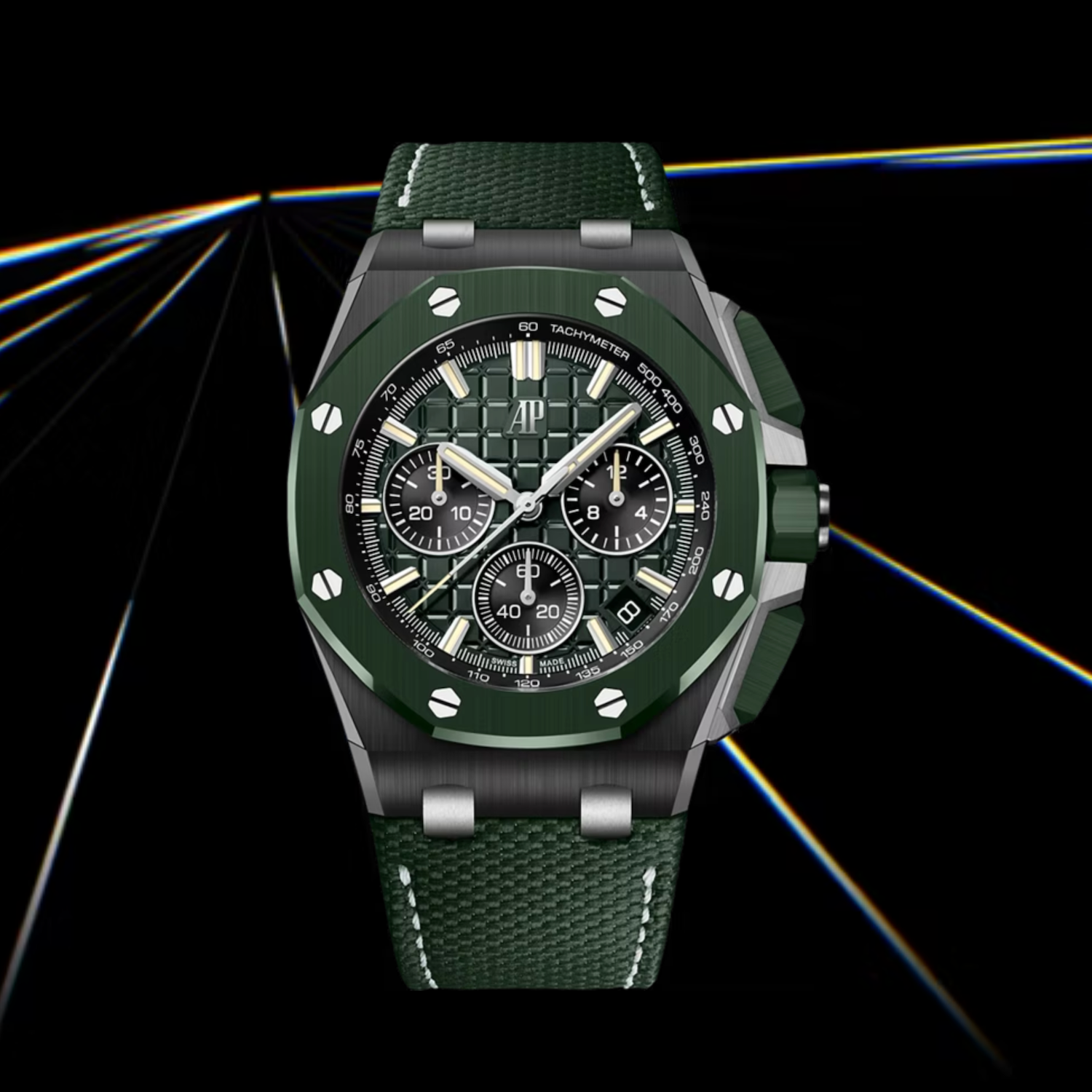 Audemars Piguet Royal Oak Offshore Chronograph iN Black & Green Ceramic