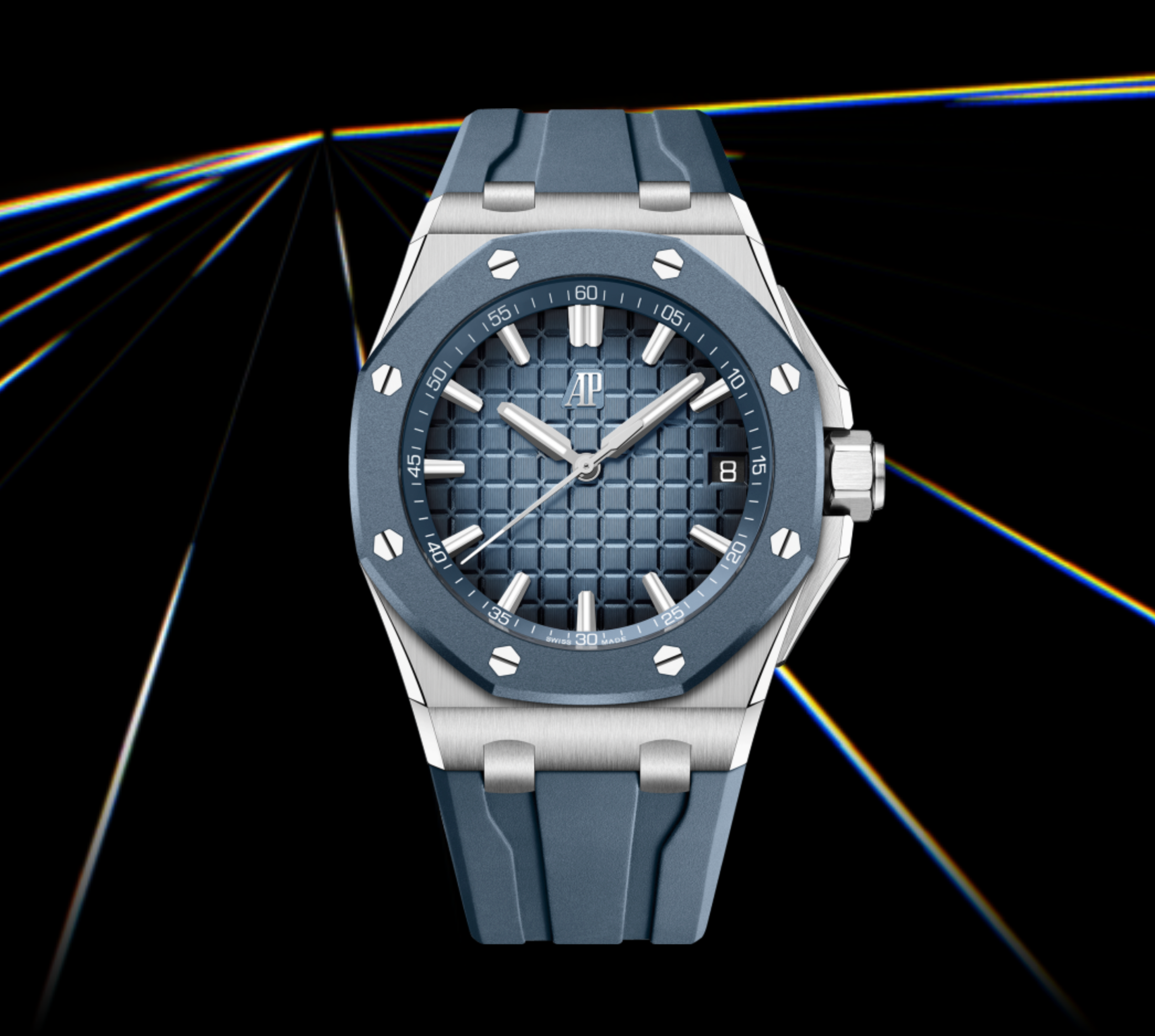 Audemars Piguet Royal Oak Offshore Selfwinding with Rubber Blue Bezel