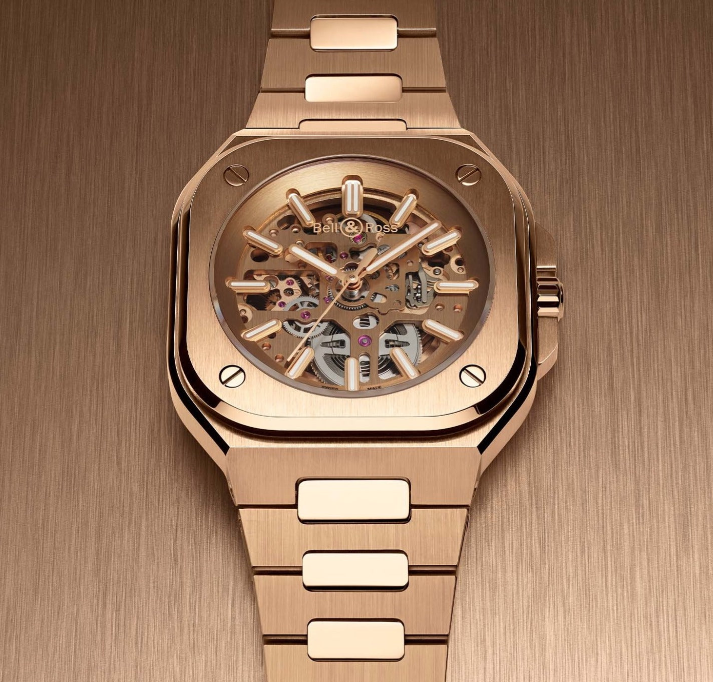 Bell & Ross BR 05 Skeleton Gold