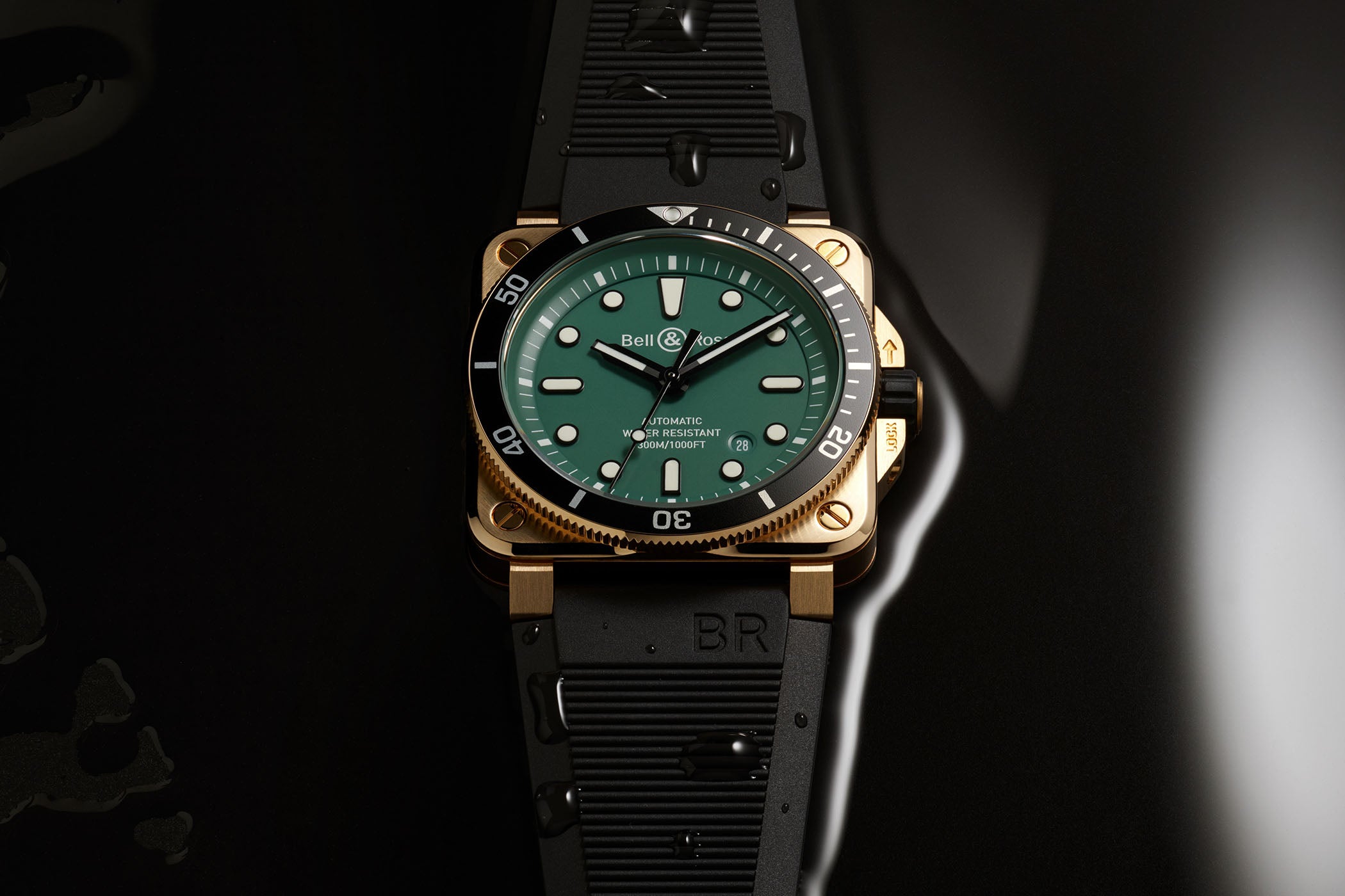 Bell & Ross BR 03-92 Diver Black & Green Bronze
