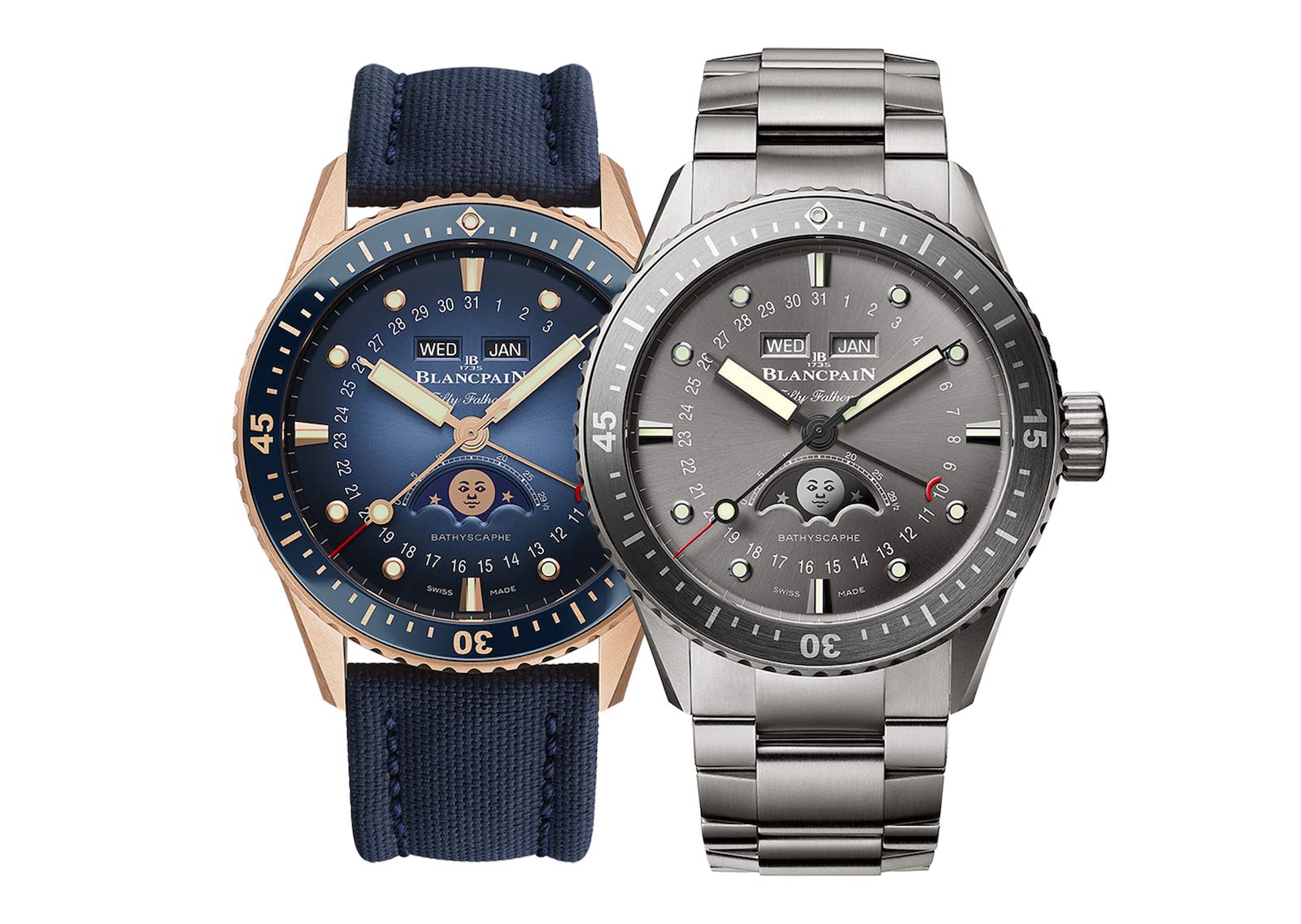 Blancpain Fifty Fathoms Bathyscaphe Quantième Complet