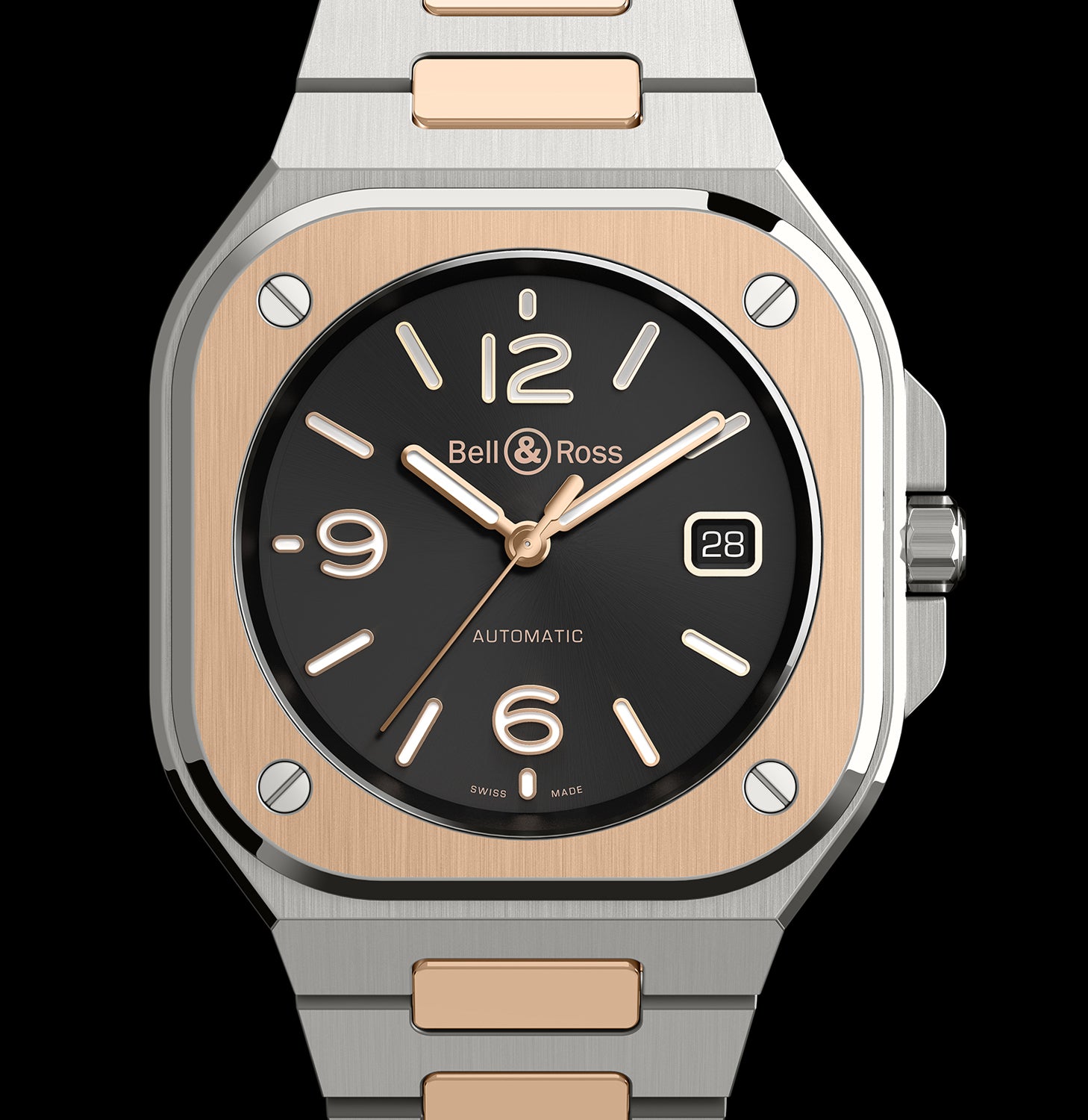 Bell & Ross BR 05 Black Steel & Gold