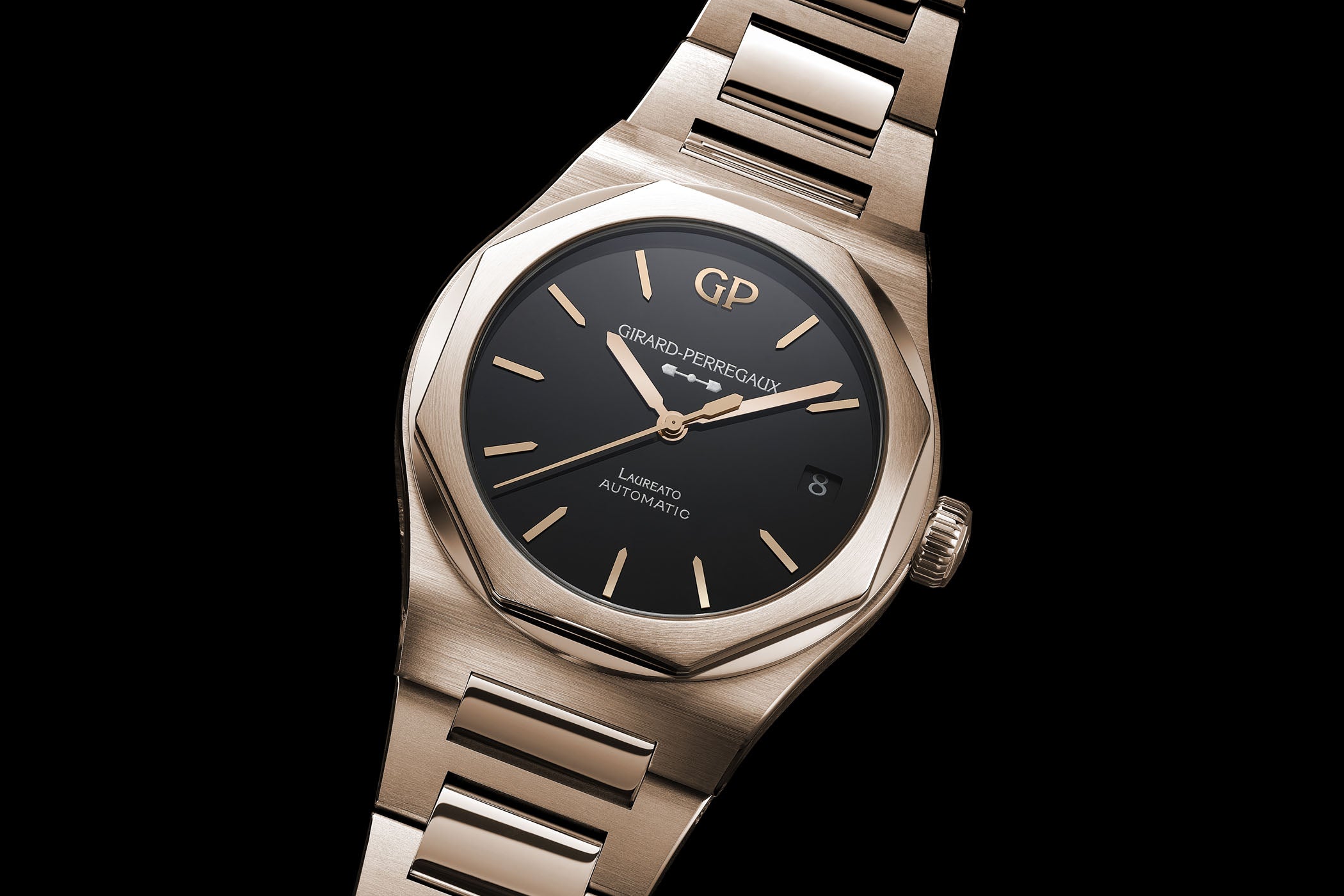 Girard-Perregaux Laureato Pink Gold & Onyx