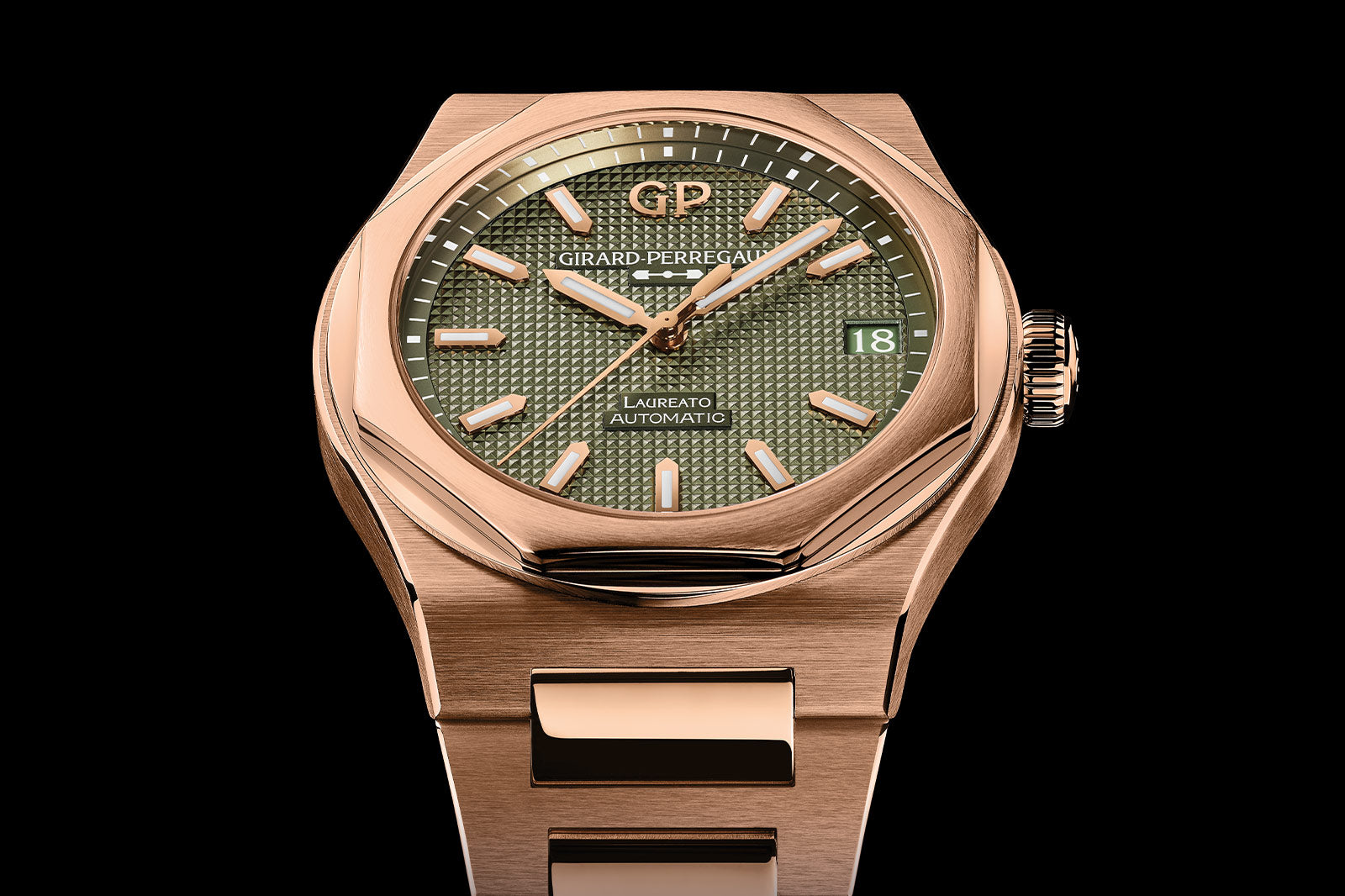 Girard-Perregaux Laureato iN Pink Gold – Element iN Time NYC