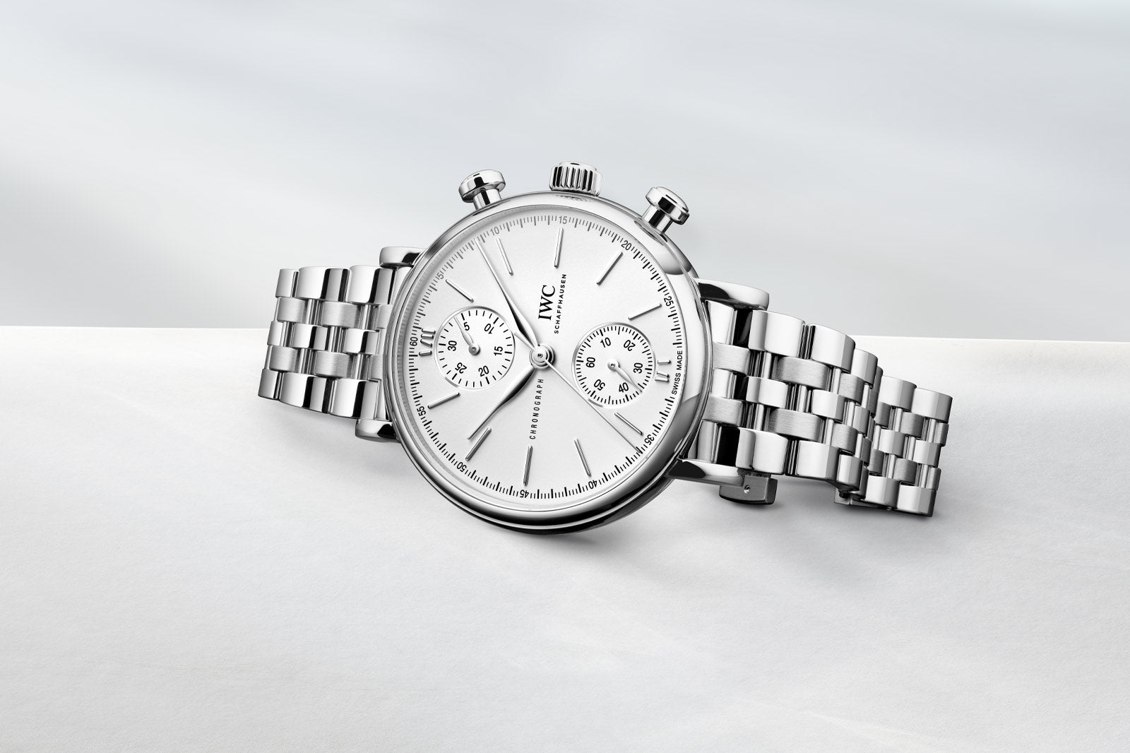 IWC Portofino Chronograph 39 with Steel Bracelet – Element iN Time NYC