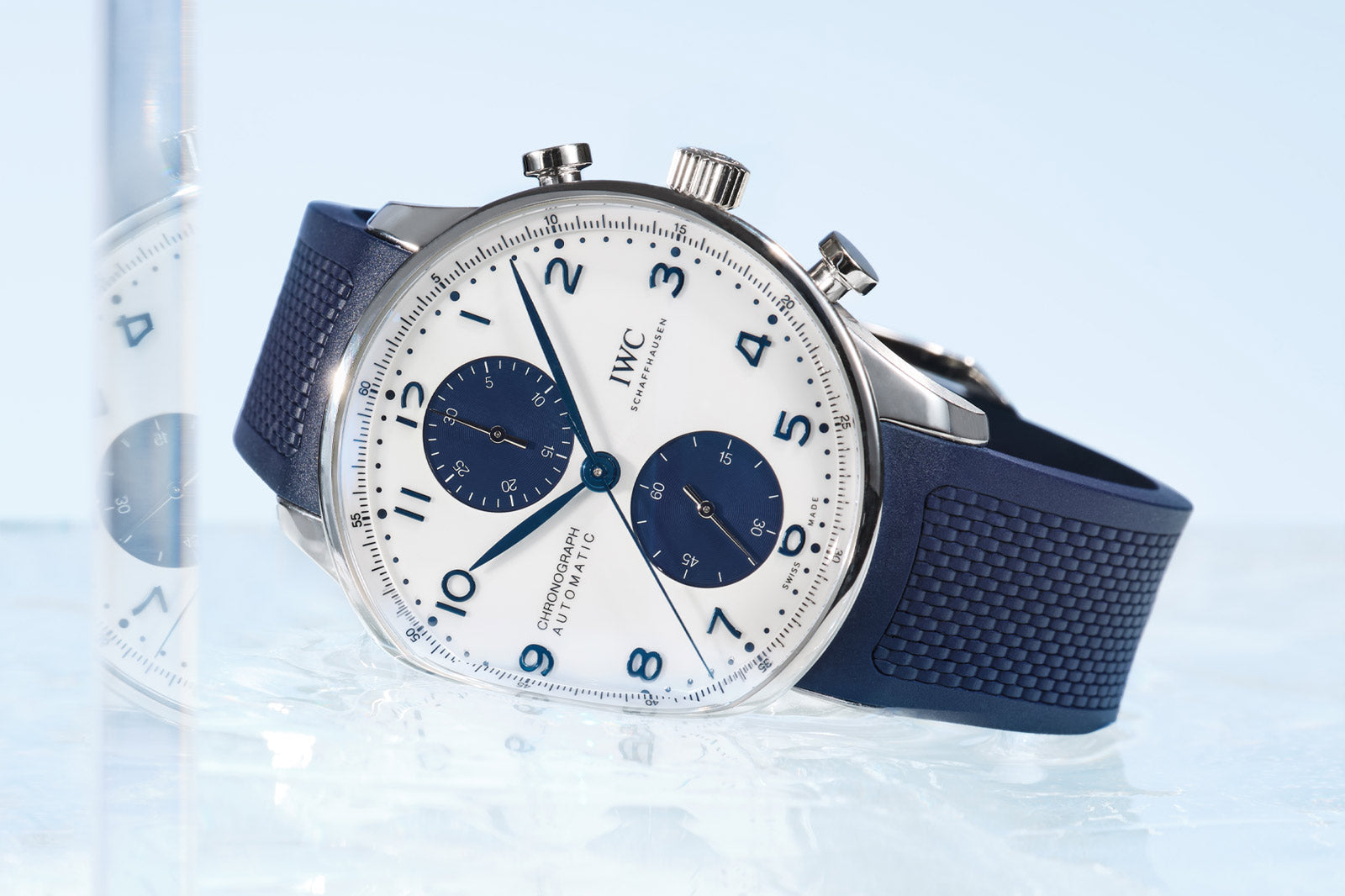 IWC Portugieser Chronograph Blue Panda Edition