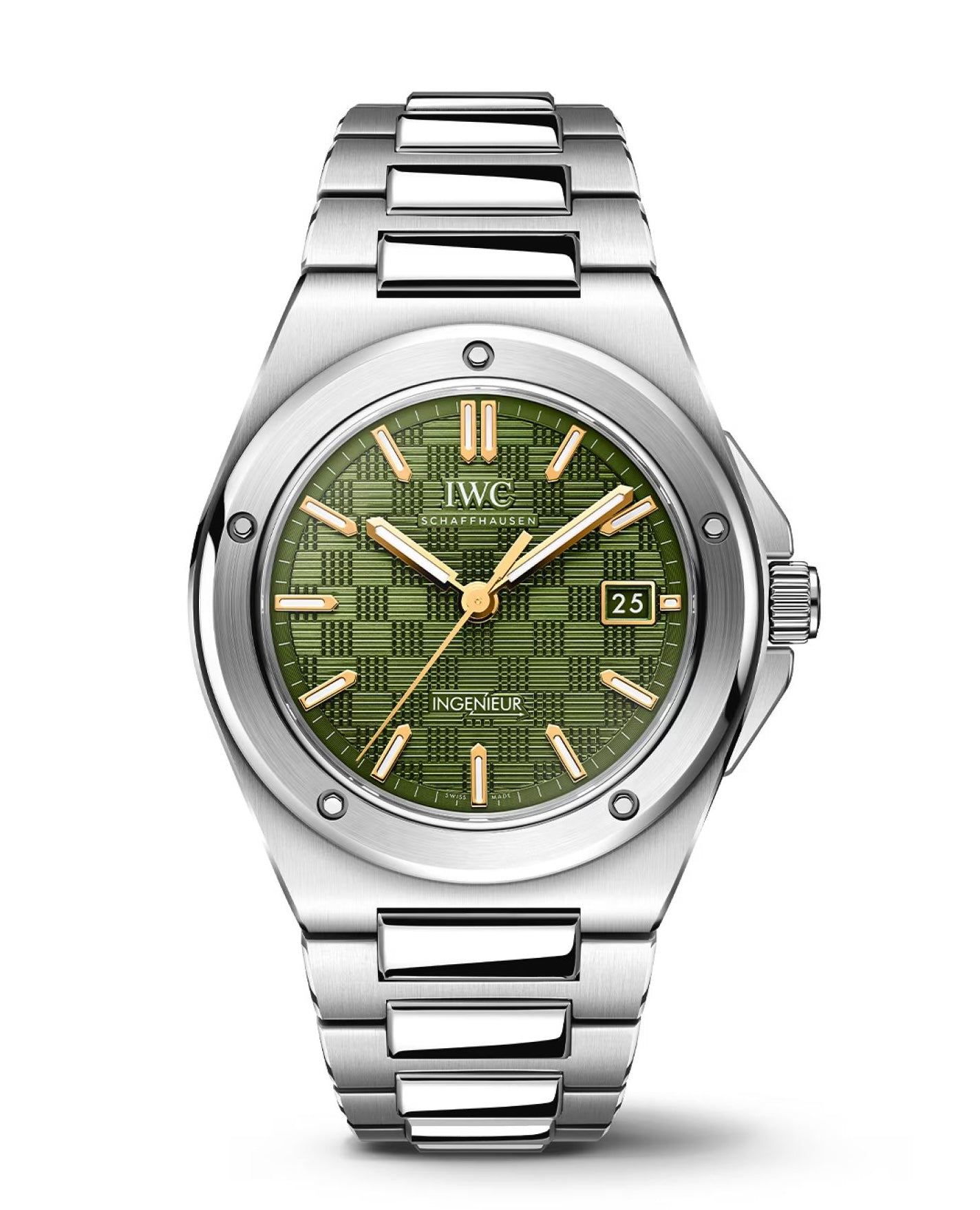 IWC Ingenieur Automatic 40 with Olive Green Dial