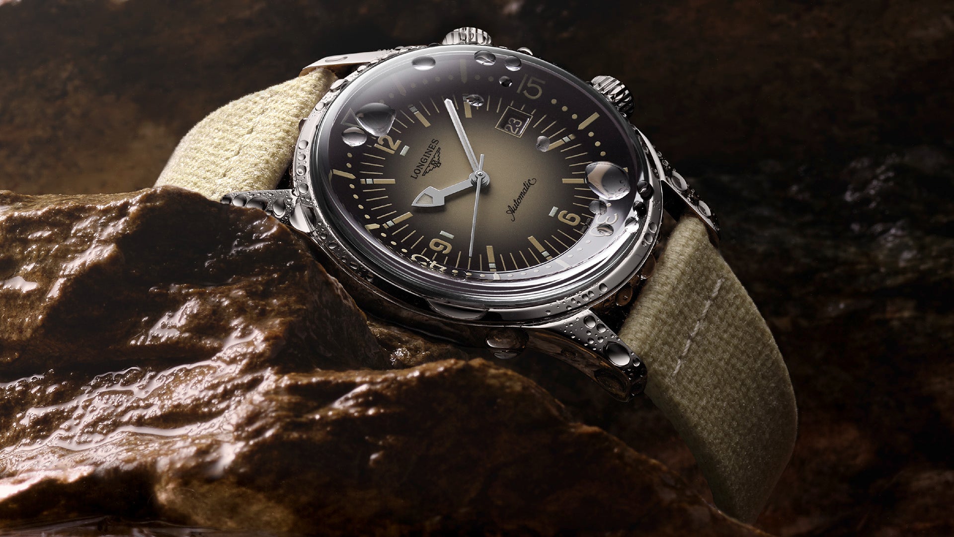 LONGINES Legend Diver Watch 42mm デイト有 Longines Legend Diver Automatic watch 42mm, Black lacquered