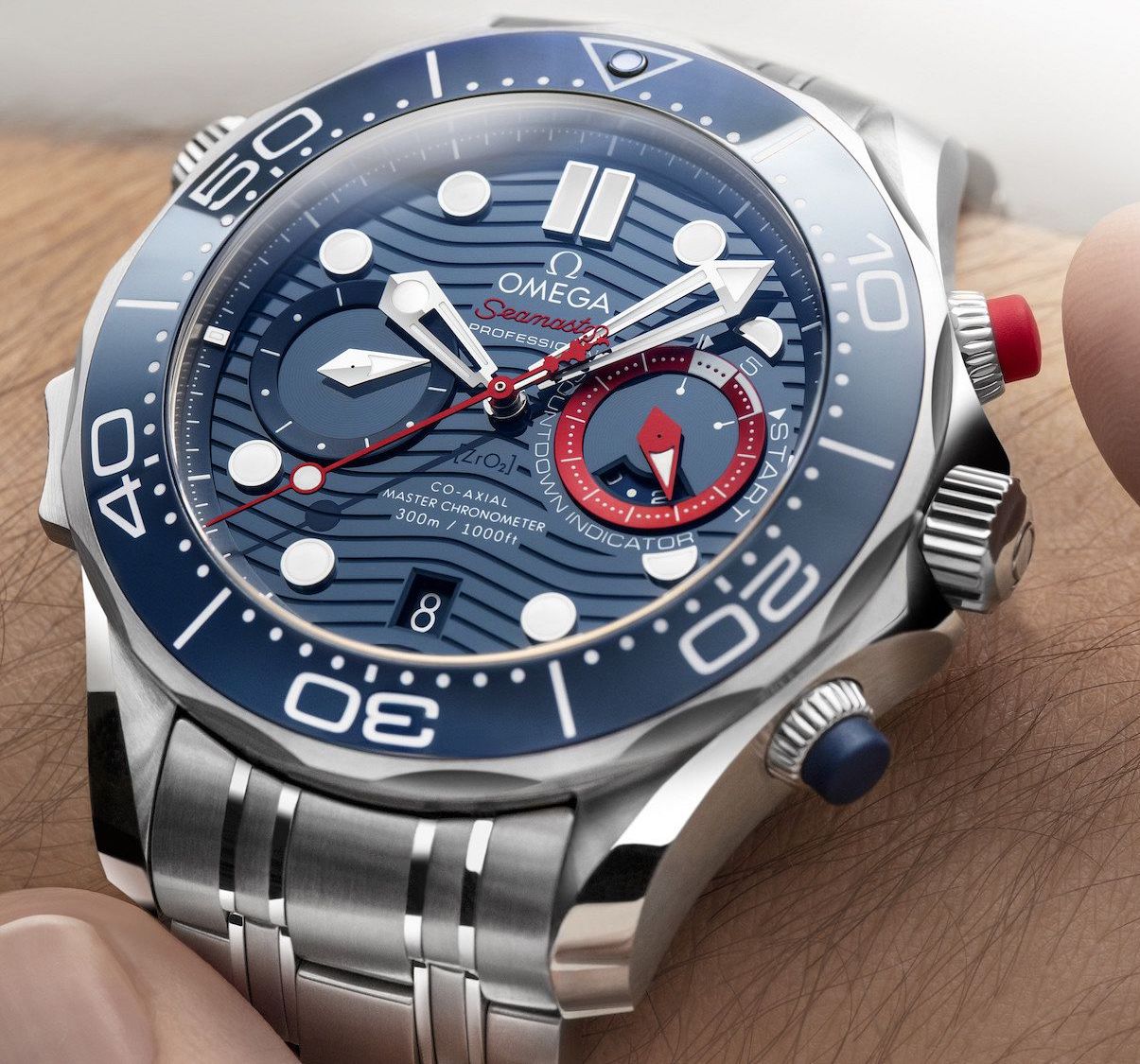 Omega Seamaster ダイバーズウォッチ　稼働品 Omega Seamaster Diver 300M America's Cup Chronograph – Element iN