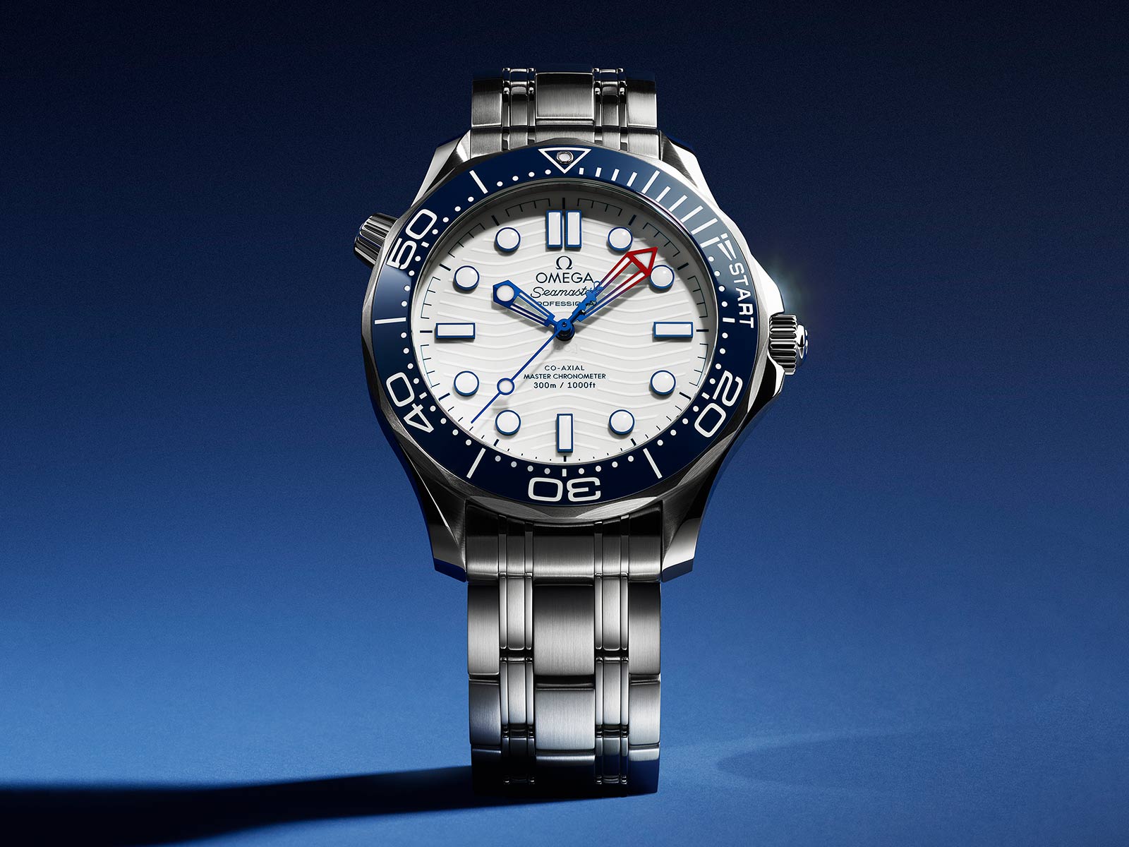 時計 OMEGA Seamaster 300m Omega Seamaster Diver 300 America's Cup iN 2024 – Element iN Time NYC
