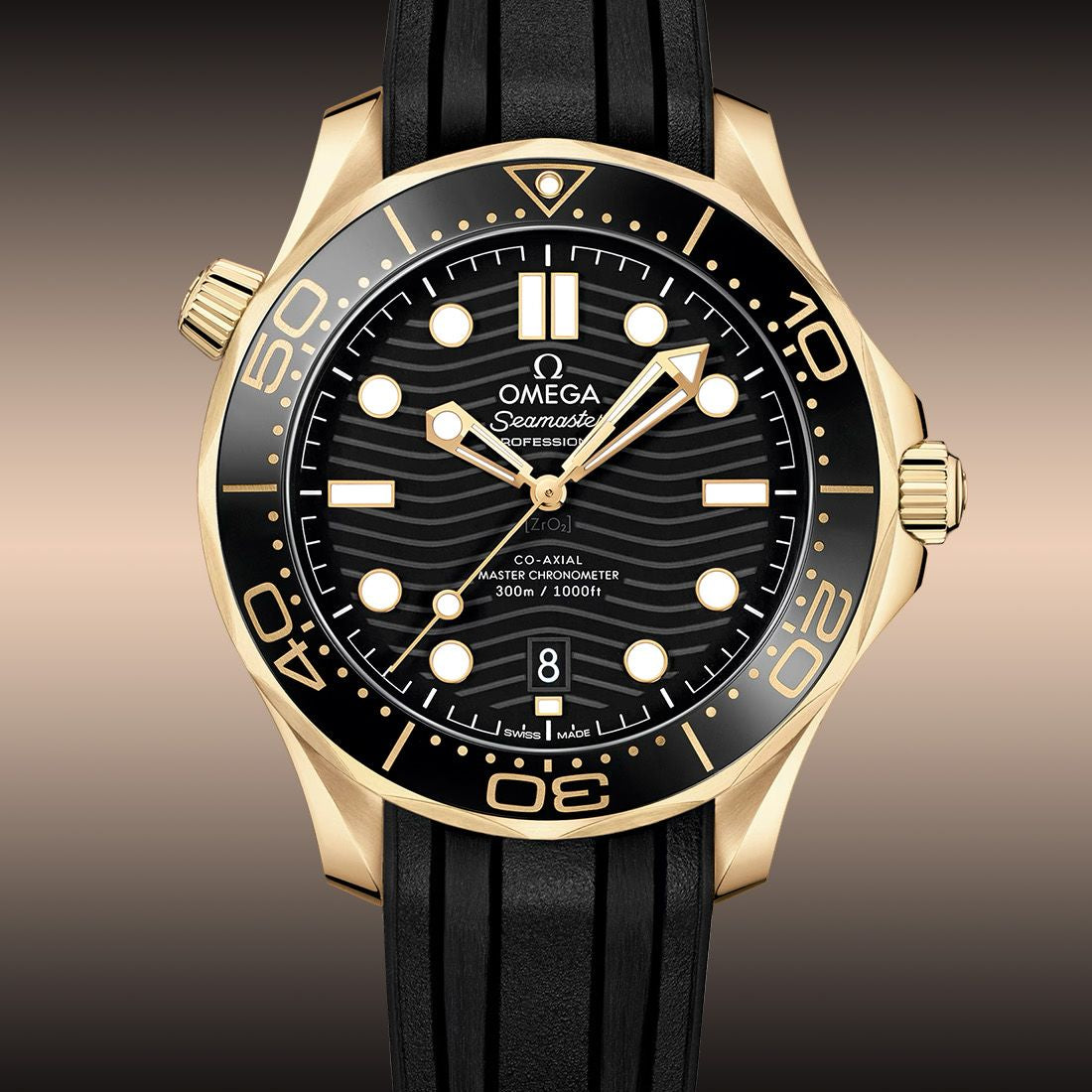 Omega Seamaster Diver 300M Moonshine Gold