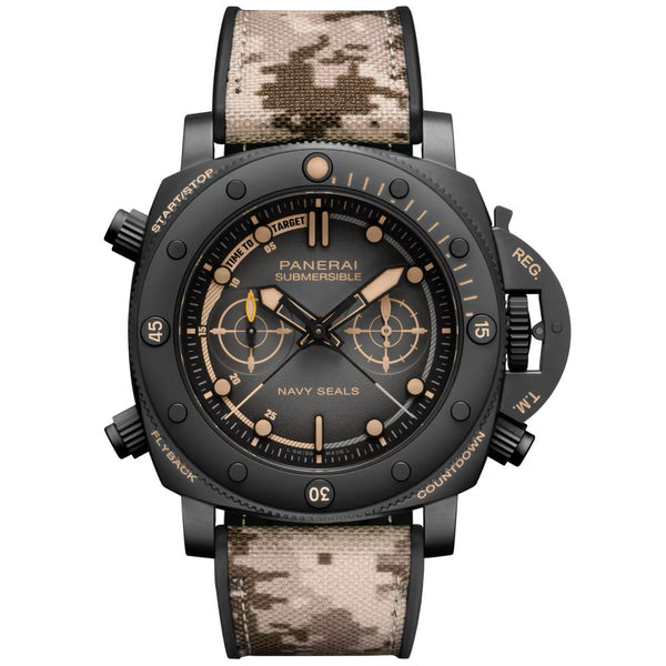 Panerai Submersible Chrono Navy SEALs Titanio Element iN Time NYC