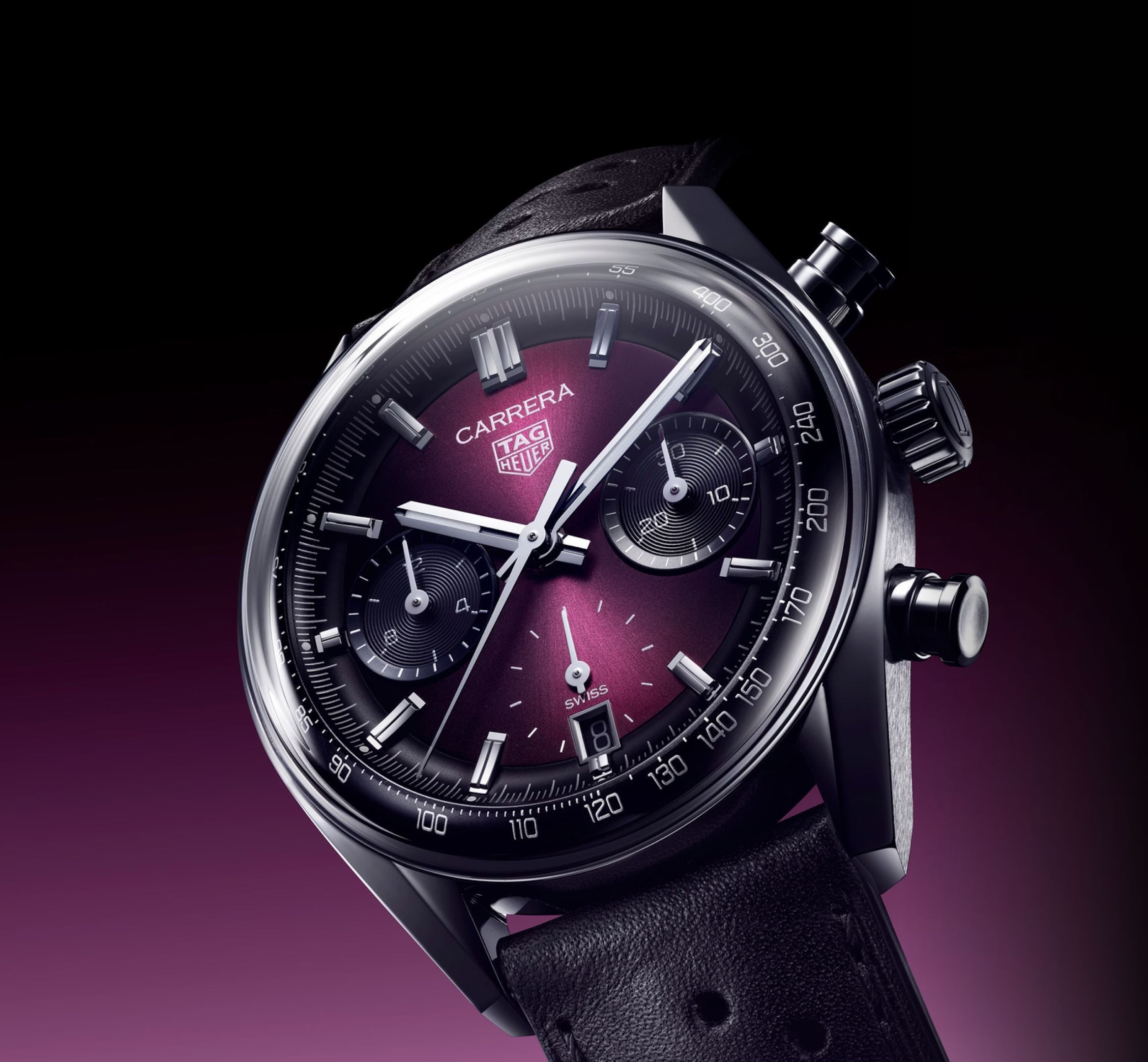 INTER 100周年 #9 CRUZ TAG Heuer Carrera Chronograph iN Purple – Element iN Time NYC