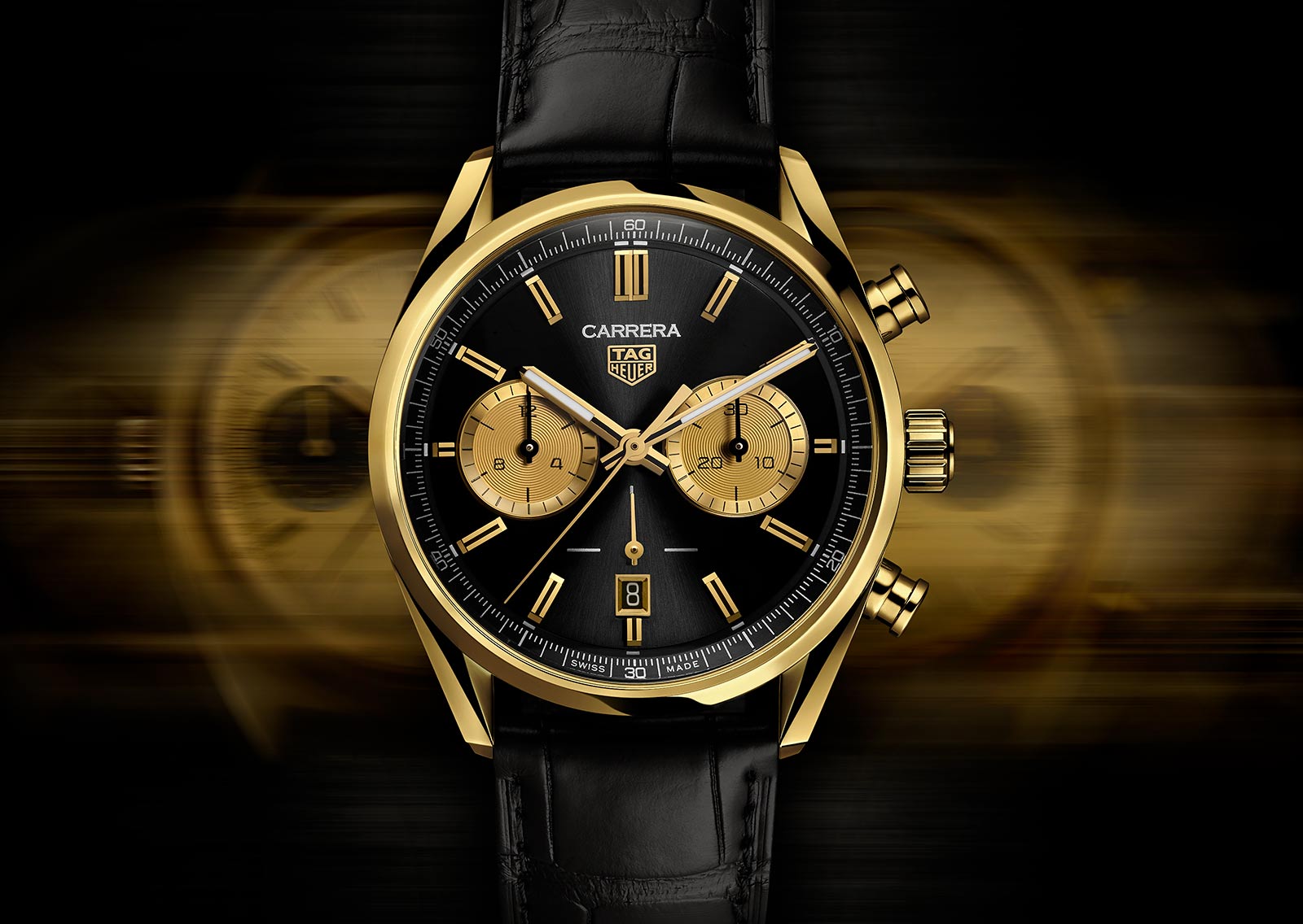 TAG Heuer Carrera Chronograph Yellow Gold