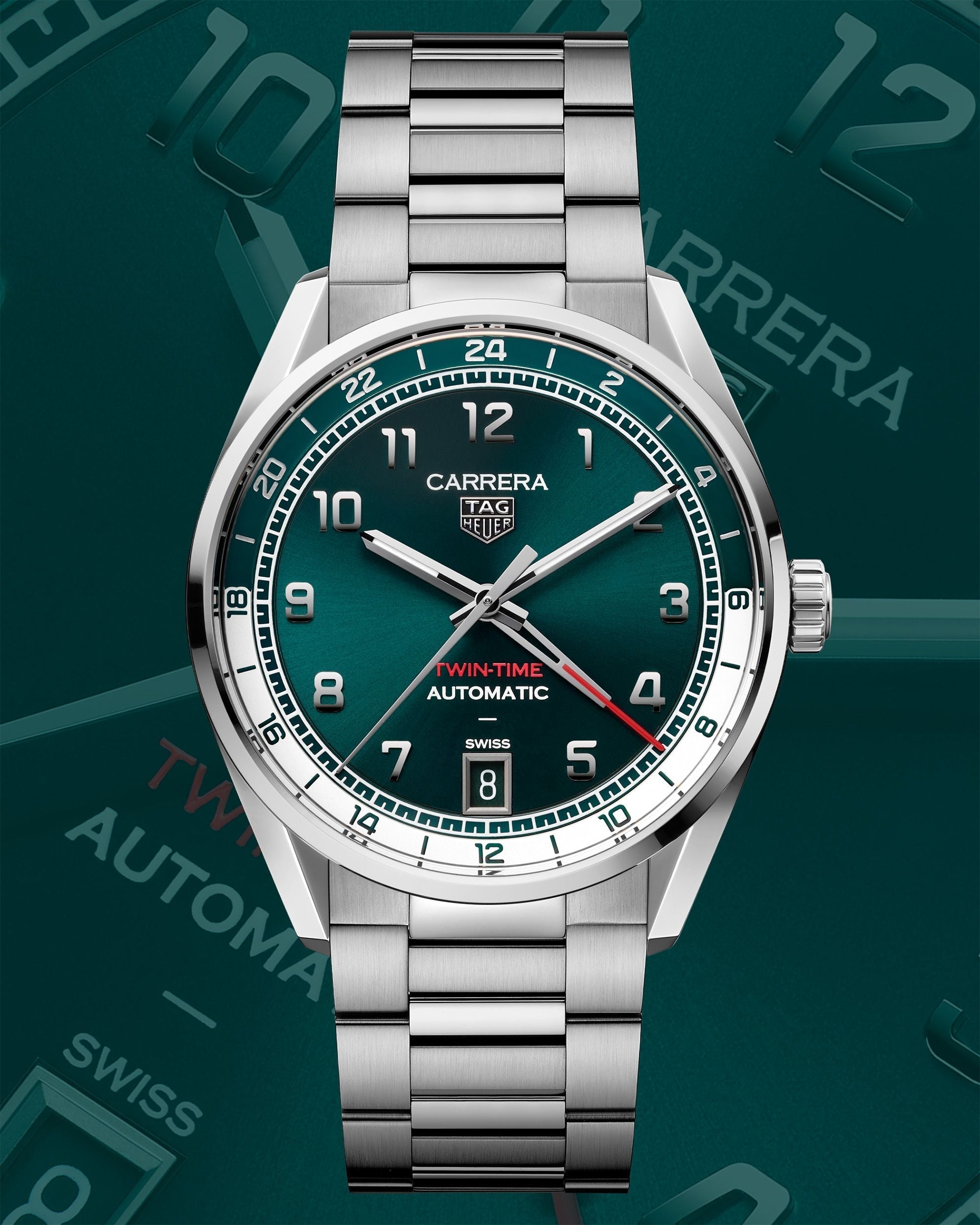 TAG Heuer Carrera Date Twin-Time – Element iN Time NYC