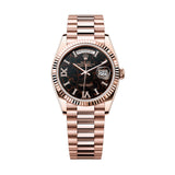 36mm 18K Everose Gold President Eisenkiesel Roman Diamond Dial