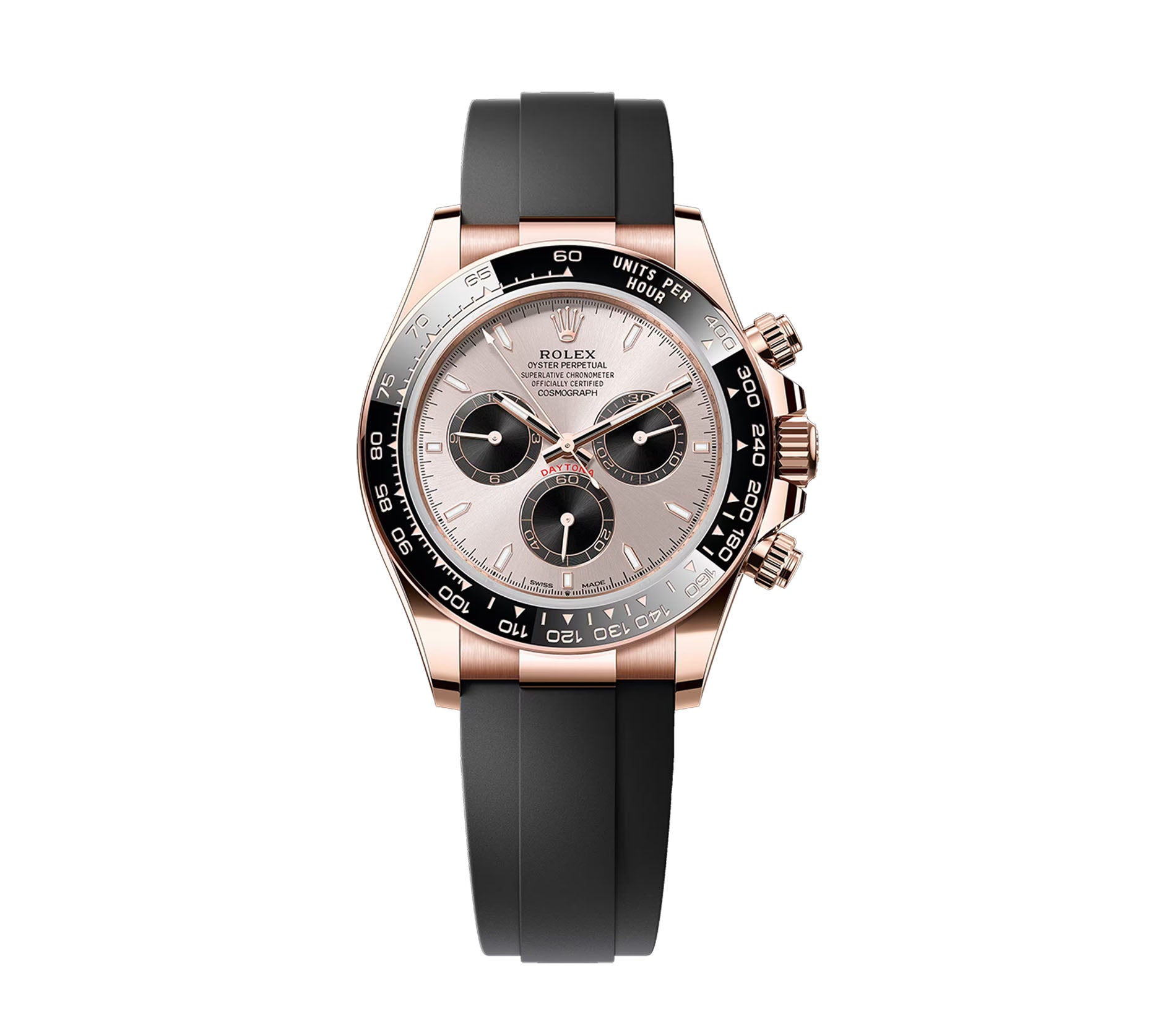 Rolex Daytona 42mm 18k Rose Gold Black and Sundust Dial 126515LN