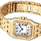 27mm Medium  18k Yellow Gold Diamond Bezel