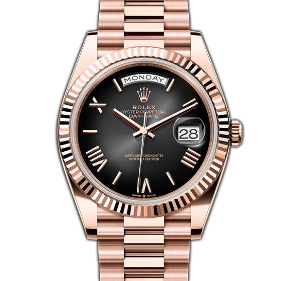 Rolex Day Date 40mm Slate Dial 18k Rose Gold Presidential 228235 rolex-day-date-40mm-slate-dial-18k-rose-gold-presidential-228235