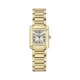 21mm Tank Francaise Small Golden Sunray Dial 18k YG