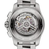 44mm B01 Chronograph Black Dial Stainless Steel Bracelet