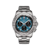 44mm B01 Chronograph Blue Dial Stainless Steel Bracelet