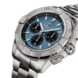 44mm B01 Chronograph Blue Dial Stainless Steel Bracelet