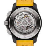 44mm B01 Night Mission Ceramic Chronograph Yellow Dial