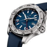 44mm Stainless Steel Automatic GMT Blue Dial