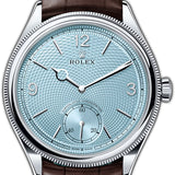 39mm Platinum Ice Blue Dial