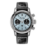 41mm Stainless Steel Ice Blue Dial Triumph Motorcycle Chronograph B01