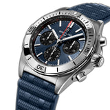 42mm Steel Blue Dial B01 Chronograph