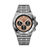 42mm Copper Dial B01 Chronograph Stainless Steel Bracelet