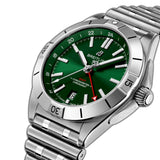 40mm Green Dial Automatic GMT Stainless Steel Bracelet