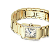21mm Tank Francaise Small Diamond Bezel 18k YG