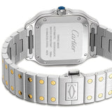 35mm Medium Steel & 18k Yellow Gold Diamond Bezel Golden Dial