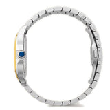 35mm Medium Steel & 18k Yellow Gold Diamond Bezel Golden Dial