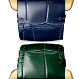 35mm Medium 18k Yellow Gold Diamond Bezel Silver Dial