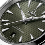 38mm Aqua Terra 150M Steel Green Dial Auto