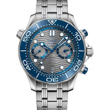 44mm Diver 300M Steel Grey Dial Chrono