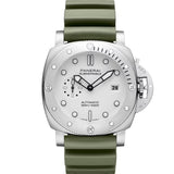44mm QuarantaQuattro Steel White Dial