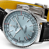 41mm Stainless Steel Light Blue Dial