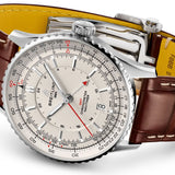 41mm Stainless Steel GMT Cream Dial