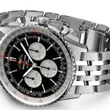 46mm B01 Chronograph Black Dial Stainless Steel Bracelet