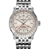 41mm Stainless Steel GMT Cream Dial