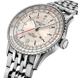 41mm Stainless Steel GMT Cream Dial