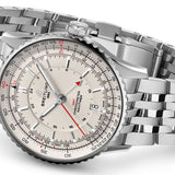 41mm Stainless Steel GMT Cream Dial