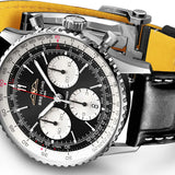 41mm Stainless Steel B01 Black Dial Chrono