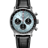 41mm Stainless Steel B01 Ice Blue Dial Chrono